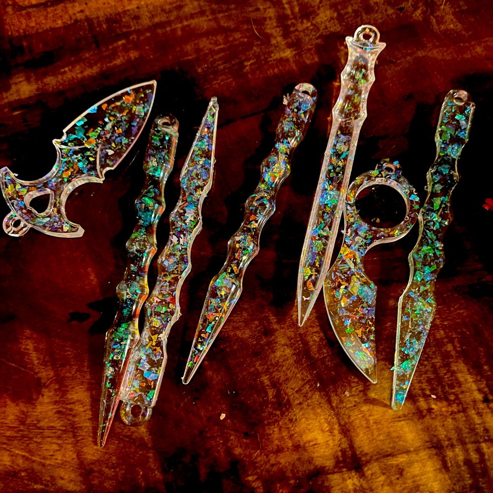 Letter openers key chain